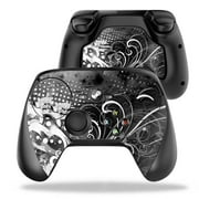 MightySkins Skin Compatible With Valve Steam Controller case wrap cover sticker skins Black Flourish