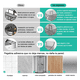 thumbnail image 3 of Estante Para Baño De Organizador De Esquina Para Baño 2 Pcs Xtellar transparente, 3 of 4