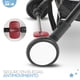 thumbnail image 5 of Carriola de bastón Gaon Baby color Negro plegable portátil reclinable con arnés de 5 puntos, 5 of 8