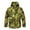 Earthy Yellow, variant on Men's Camo Jackets, Lightweight Water Resistant Hunting Hiking Fishing Rain Coats Windbreaker with Hood for Outdoor Work, Daily Commuting and Casual Wear, Army Green, L