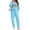 Blue, variant on UVN Tracksuit for Women Colorblock Striped Sweatsuit Casual 2 Piece Sweatshirts Sweatpants Jogger Set Outfits