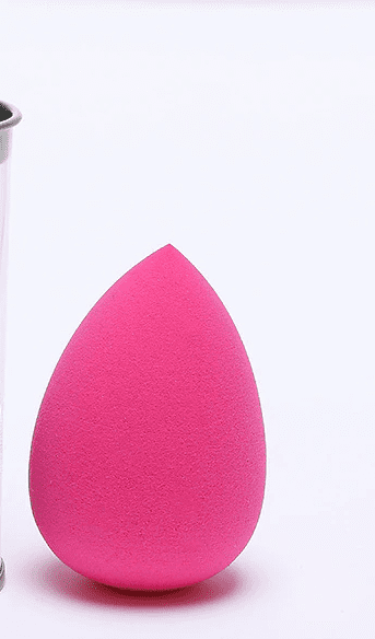 Fab Icon Cosmetics Makeup Sponge Pink Teardrop Beauty Blender Foundation Blending Flawless for Liquid Cream