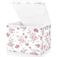 thumbnail image 2 of Iauyy Large Storage Box with Lid - Foldable Home Storage Bins for Clothes Toy Holiday Decor, Cute Little Rabbit (42*32*30cm), 2 of 6