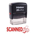 thumbnail image 2 of Printtoo Self Inking SCANNED Rubber Stamp Office Stationary Stamp-Red, 2 of 2