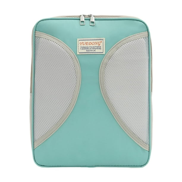 Estuche para partituras con mochila Sraps con bolsa de transporte con cremallera resistente, bolsa colgante ligera de alta capacidad para estuche de