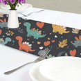 thumbnail image 4 of Yayeee Table Runner 70 inches Long Home Kitchen Dinning Party Decoration, Cute Dinosaur, 4 of 7