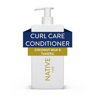 Native Curl Care Conditioner, Coconut Milk & Turmeric, Sulfate & Paraben Free, 16.5 oz