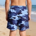 thumbnail image 5 of ATOGUTA Swim Shorts for Boys with Liner Bathing Suits Summer Quick Dry Swimwear Swim Trunks Size 5T-14, Blue, 5 of 6