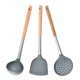 thumbnail image 5 of WEUVEB Utensilios De Cocina Con Silicona Premium Y Mango De Madera Para Uso En Casa, 5 of 8