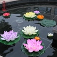 thumbnail image 4 of 18CM Artificial Floating Lotus Shape Water Surface Decorartion for Pool Pond, 4 of 6