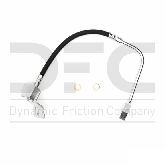 Rear Left Dynamic Friction Company Brake Line Hose 350-54545 For 2002-2005 Ford Explorer, 2002-2005 Mercury Mountaineer, 2003-2005 Lincoln Aviator