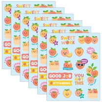 Teacher Created Resources Peach Smelly Stickers, 108 Per Pack, 6 Packs