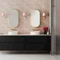 thumbnail image 2 of TOV Furniture Bubbles Ivory Oval Wall Mirror, 2 of 7