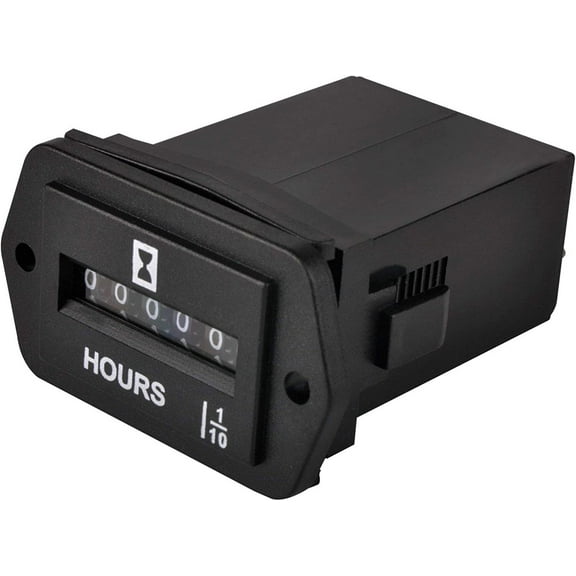 Runleader LCD Hour Meter Gauge HM002 AC 110V to 250V for Golf Cart Power Supply Equipment Etc
