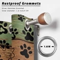 thumbnail image 2 of Outdoor Curtains for Patio Waterproof, Dark Sage Green Brown Outdoor Privacy Panels Grommet, Farmhouse Dog Paw Vintage Blackout Outside Curtains for Porch/Cabana/Pergola/Gazebo 54"x95", 1 Panel, 2 of 8
