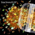 thumbnail image 4 of 5 Pack Letter Glitter Alphabets Glitter Flakes Accessories Art Sequins Suitable for DIY Crafts Jewelry Making, 4 of 12