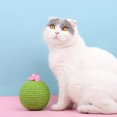thumbnail image 2 of Kitty Grinding Claw Scratching Ball Soft Cute Sisal Ball Kitty Biting Toy Moyic PT001242-00, 2 of 6