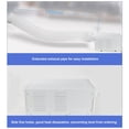 thumbnail image 4 of Aire Acondicionado Pequeño, 280 W 16-30 ℃ Carga USB Deshumidificación Bajo Consumo Modo de Suspensión Menos Ruido Enfriador de Aire Calefacción Alta Eficiencia para Acampar Al, 4 of 4