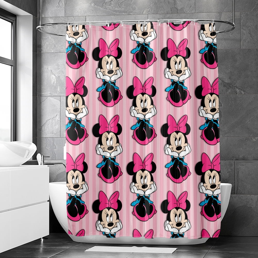 Disney Mickey and Minnie Mickey Mouse Tropical Shower Curtain