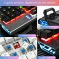 thumbnail image 3 of Real Mechanical Keyboard Metal  Key Punk Typing Keyboard E-Sports Keyboard For Computer Laptop No.3, 3 of 7