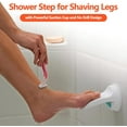 thumbnail image 6 of LANFENG Shower Step - Shower Foot Rest for Shaving Legs, No-Hole Design, Strong Suction Cup, Non-Slip Bathroom Foot Pedal for Inside Shower Shaving Legs (1Pc), 6 of 7
