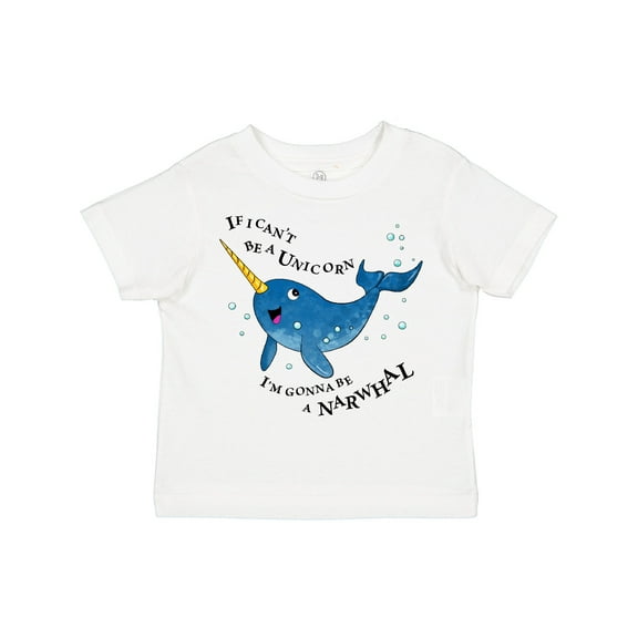 Inktastic If I Can't Be a Unicorn, I'm Gonna Be a Narwhal Boys or Girls Toddler T-Shirt