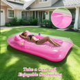 thumbnail image 3 of Flota inflable para broncearse en piscina y salón, MoKo, con barra de hielo y portavasos, 3 of 7