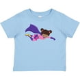 thumbnail image 3 of Inktastic African American Girl, Purple Cape, Superhero Girl Girls Baby T-Shirt, 3 of 5
