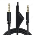 thumbnail image 2 of 2M TPE Audio Cable for A10 A30 A40 Earphones - Adjustable Volume Transfer Cable, Black, 2 of 6