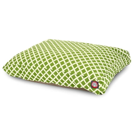 UPC: 0788995504030 | Majestic Pet | Bamboo Rectangle Pet Bed For Dogs  Removable Cover  Sage  Extra Large