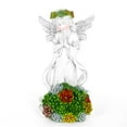 thumbnail image 2 of Angel Solar Garden Outdoor Statues with Succulent Plants and 6 LED Lights– Outside Solar Garden Decor Figurines -Remembrance & Sympathy Gifts Decorations, 2 of 8