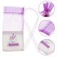 thumbnail image 4 of Monedero vacío del bolso de la bolsita de la lavanda de la impresión de la flor del bolso de las bolsitas de 30pcs (nuevo estilo) - de color morado oscuro HOMEMAXS MX3986605, 4 of 6