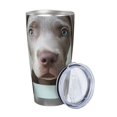 thumbnail image 2 of Bingfone Adorable Puppy Portrait for 20 Oz Stainless Steel Travel Mug Double Wall Water Coffee Cup for Home,Office, Outdoor Works Great for Ice Drinks and Hot Beverage-Straw Three-piece Set, 2 of 8