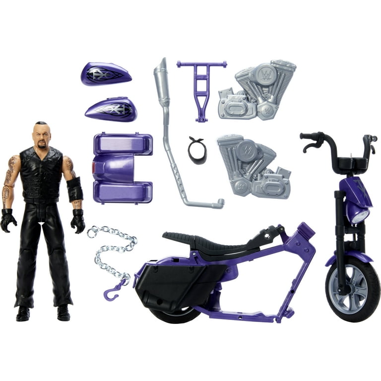 WWE Wrekkin' Boneyard Slamcycle Set Toy New With Box