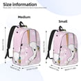 thumbnail image 3 of Rateoe Aerial Yoga for Unicorn Pattern Canvas College Laptop Backpack,Travel Daypack,Durable Rucksack Travel Notebook Bag School Backpack Book Bag for Men Women-Medium, 3 of 7