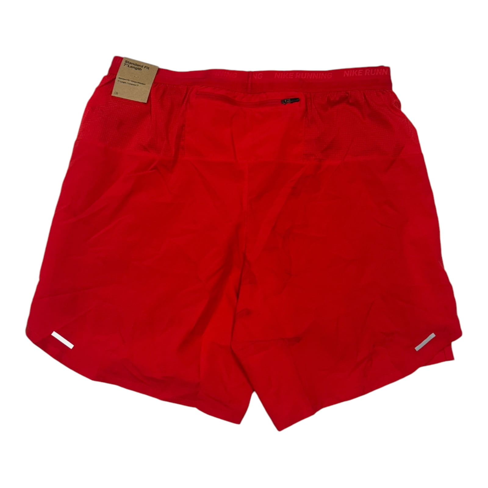 red nike nylon shorts