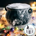 thumbnail image 6 of 1 Pcs Mist Maker Fogger Small Ultrasonic Fog Machine Fountain Halloween Cauldron Mister Fogger Water Garden Pond Foggers Air Humidifier with 12 LED Light Flashes for Party$$Garden & Patio, 6 of 7