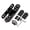 Black, variant on Ywmsfl Aluminum Alloy Furniture Hinges Adjustable Butt Hinge 125 Degree Swing Concealed Hinge for Wood Door, Folding Door