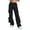 1-Black, variant on Cargo Pants For Women High Waisted, Scrub Pants 2024 Cargo Pants Woman Relaxed Fit Waisted Zipper Slim Drawstring Waist Pockets, Slacks Pantalones De Mujer, 3-Black