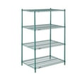 thumbnail image 2 of Global Industrial 24367G 36 x 24 x 74 in. Nexel Poly-Z-Brite Wire Shelving, Green, 2 of 4