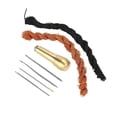 thumbnail image 2 of 18m Black Brown Lines Threads for DIY Shoes Repair with Hook Needles Sewing Awl Kit, 2 of 5