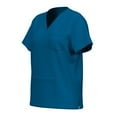 thumbnail image 7 of JULMCOMO Royal Blue Scrubs Sets for Women Plus Size Medical Scrub Sets Stretchy V Neck Scrub Tops and Pants Scrub Set Nursing Top Clothing Set for Women Royal Blue M, 7 of 7