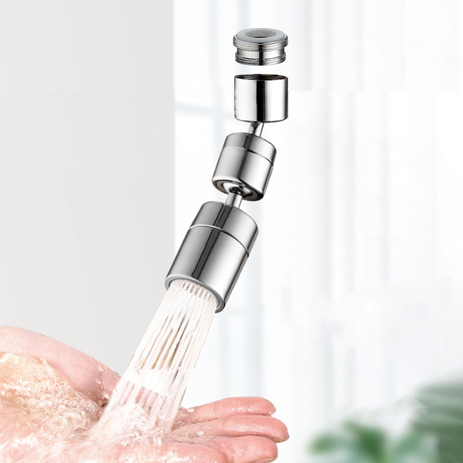 Windfall Universal Splash Filter Faucet, 720 Degree Swivel Movable