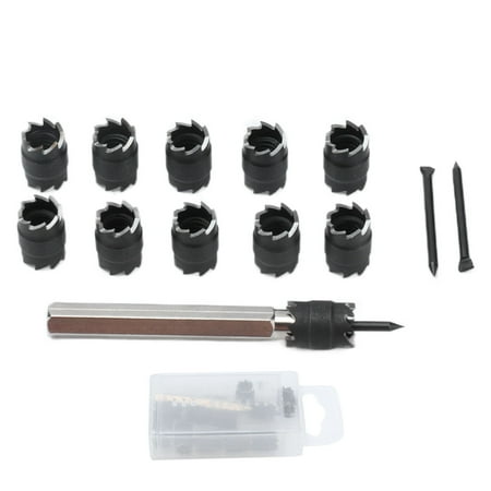 

Spot Weld Cutter Set Rotary 2 Sided HSS Power Drill Bits Hole Remover for Welding 3/8in