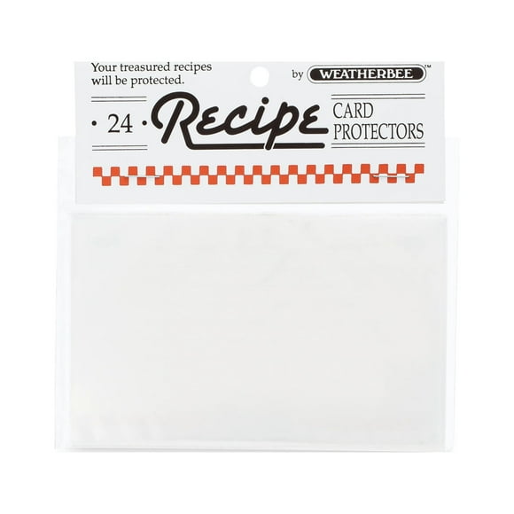 Recipe Card Sheet Protectors