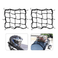 thumbnail image 4 of Redes Malla Moto Sujetar Casco Portabulto Cuerda Gancho 5pzs Malubero Negro, 4 of 5