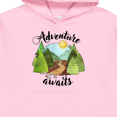 thumbnail image 3 of Inktastic Adventure Awaits Woodland Trail Youth Hoodie Sweatshirt, 3 of 4