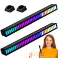 thumbnail image 1 of 2 PCS RGB Barras de luz de ritmo recargable Luces de ritmo activadas de voz barras de luz LED para el dormitorio del jugador del automóvil, 1 of 7