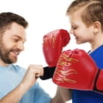 thumbnail image 3 of Maoww 1 Paire de Gants de Boxe pour Enfants, Gants d'Entraînement Confortables pour Garçons, Gants de Gym Protecteurs Rouges, 3 of 8