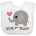 thumbnail image 3 of Inktastic Loved by Grammie Boys or Girls Baby Bib, 3 of 4